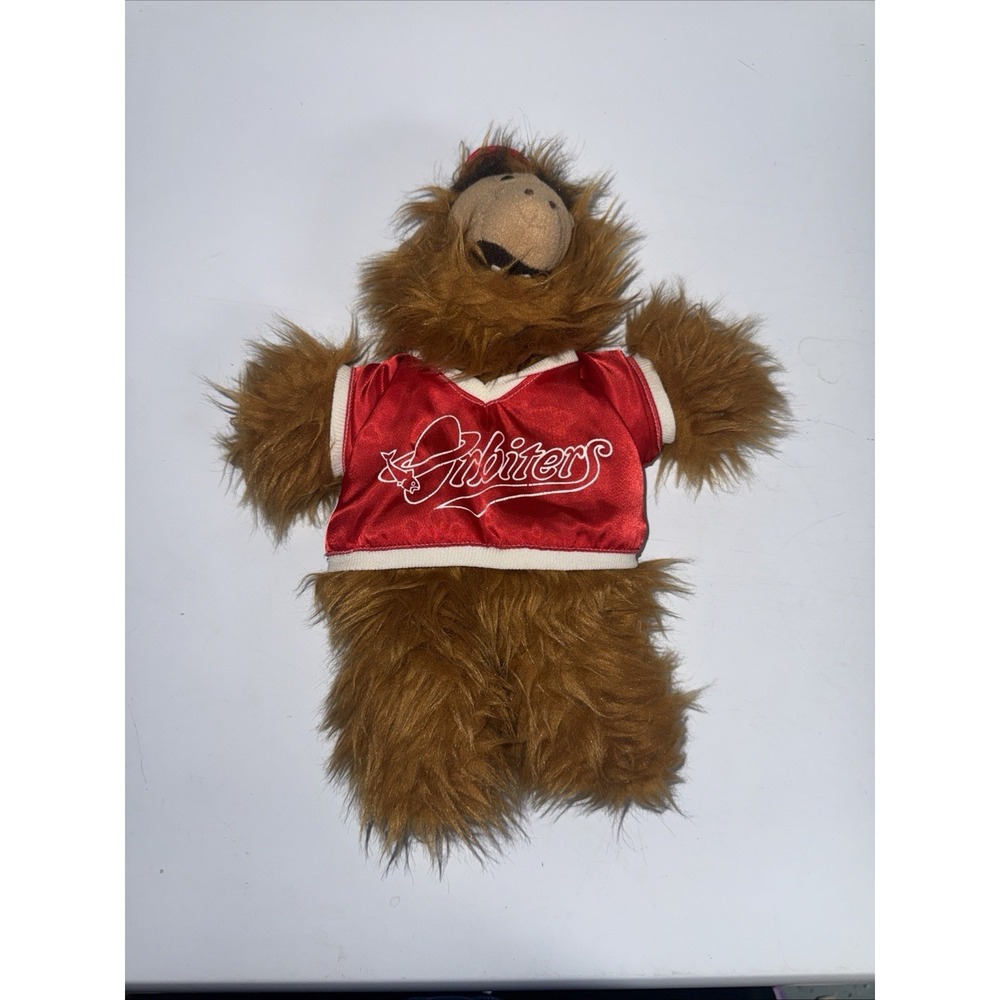 VINTAGE 1988 BURGER KING PROMOTION ALF ALIEN ORBITERS BASEBALL HAND PUPPET PLUSH